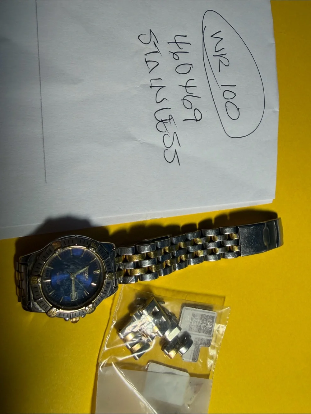 Citizen Women’s Two-Tone Bracelet Watch with Blue Dial